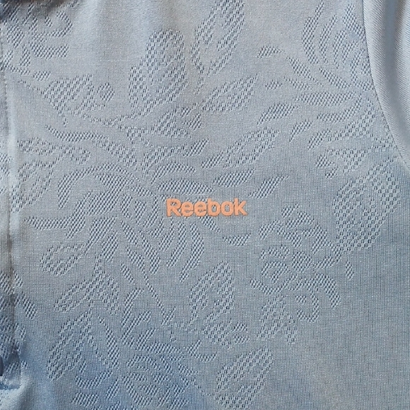 Women's Reebok Lightweight Half-zip Blue Pullover - Picture 6 of 7